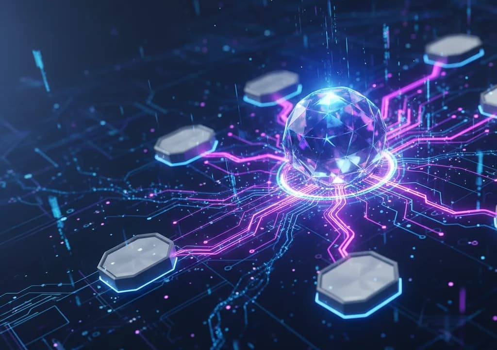 Réseau d’intelligence artificielle illustrant le RAG agentique